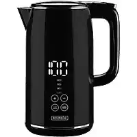 Bol.com Bourgini Cool Touch Digital Kettle - Digitale Waterketel - 1.7L - Zwart aanbieding