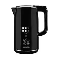 Bol.com Bourgini Cool Touch Digital Kettle - Digitale Waterketel - 1.7L - Zwart aanbieding