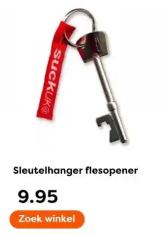 The Read Shop Sleutelhanger flesopener aanbieding