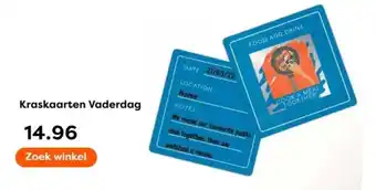 The Read Shop Kraskaarten Vaderdag aanbieding