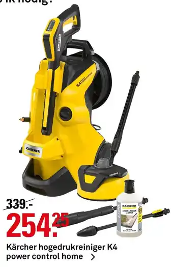 Karwei Karcher Hogedrukreiniger K4 Power Control Home aanbieding