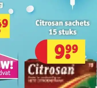 Kruidvat Citrosan sachets 15 stuks aanbieding