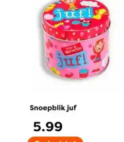 The Read Shop Snoepblik juf aanbieding