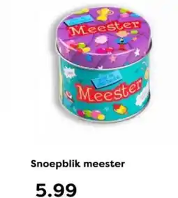 The Read Shop Snoepblik meester aanbieding