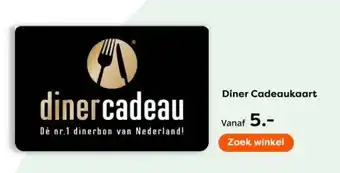 The Read Shop Diner Cadeaukaart aanbieding