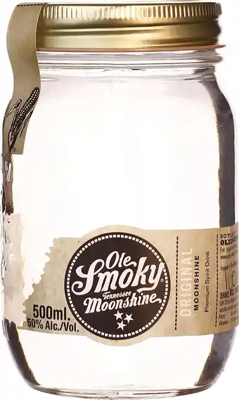 Drankdozijn Ole Smoky Original Moonshine 50CL aanbieding