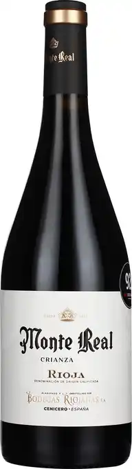 Drankdozijn Monte Real de Familia Rioja Crianza 75CL aanbieding