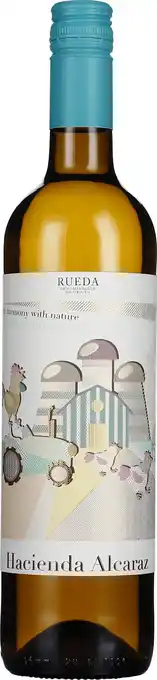 Drankdozijn Hacienda Alcaraz Verdejo Rueda 75CL aanbieding
