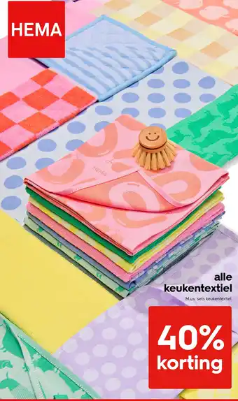 HEMA alle keukentextiel aanbieding