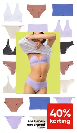 HEMA alle tiener ondergoed aanbieding