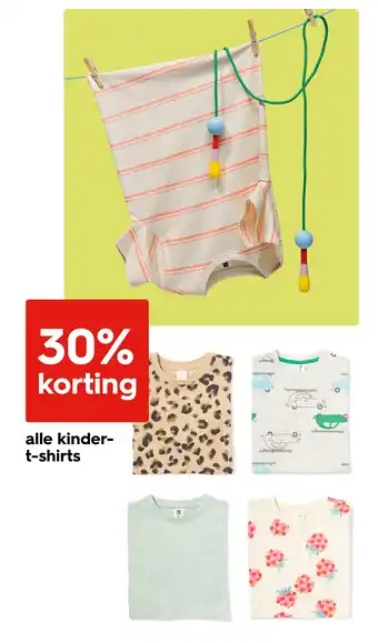 HEMA alle kinder t-shirts aanbieding
