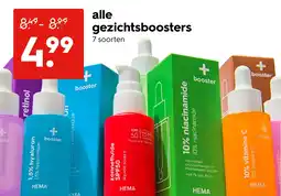 HEMA alle gezichtsboosters aanbieding