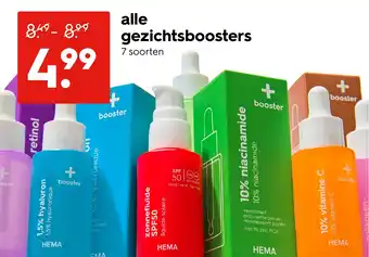 HEMA alle gezichtsboosters aanbieding