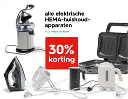 HEMA alle elektrische HEMA huishoud apparaten aanbieding