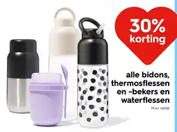 HEMA alle bidons, thermosflessen en waterflessen bekers en aanbieding