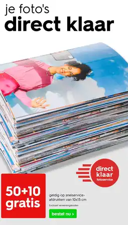 HEMA geldig op snelservice afdrukken aanbieding