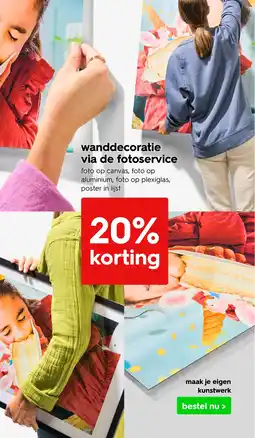 HEMA wanddecoratie via de fotoservice aanbieding