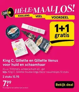 Etos Gillette Venus 5-bladed razors aanbieding