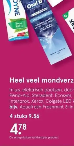 Etos Dove en Vaseline hand en body aanbieding
