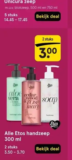 Etos Etos hand en body aanbieding