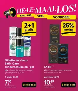 Etos Gillette Venus aanbieding