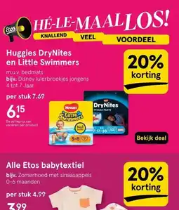 Etos Etos babyvoeding standaard aanbieding
