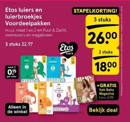 Etos Etos billendoekjes megaboxen aanbieding