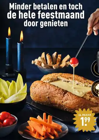 ALDI Minder betalen en toch de hele feestmaand door genieten aanbieding