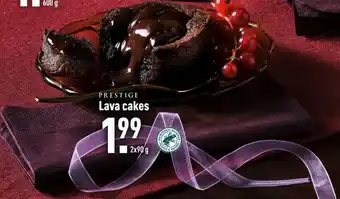 ALDI Lava cakes 2x90g aanbieding