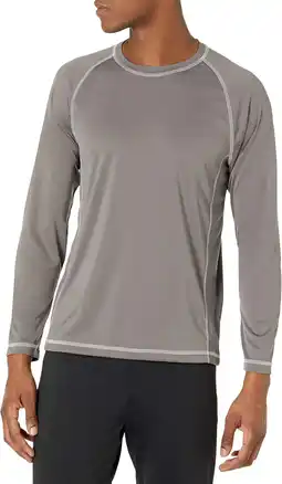Amazon Amazon Essentials Long-sleeve Quick-dry Upf 50 Swim Tee heren Zwemshirt (1-Pack) aanbieding