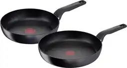 Coolblue Tefal Hard Titanium Pro Koekenpannenset 24 + 28 cm aanbieding
