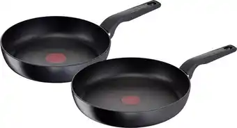 Coolblue Tefal Hard Titanium Pro Koekenpannenset 24 + 28 cm aanbieding