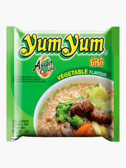 Flink Yum Yum Vegetable flavour instant noodles 60g aanbieding