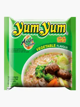 Flink Yum Yum Vegetable flavour instant noodles 60g aanbieding