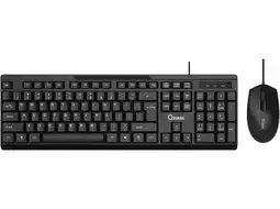 MediaMarkt Qware Hamilton Bedrade Muis & Toetsenbord Combo - Zwart aanbieding
