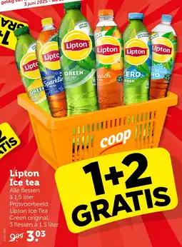 CoopCompact Lipton Ice tea aanbieding