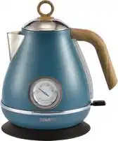 Bol.com Kassel 93234 - Retro Waterkoker - 17L - RVS - Turquoise - met thermometer aanbieding