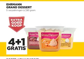 Jumbo Ehrmann grand dessert 190 gram aanbieding