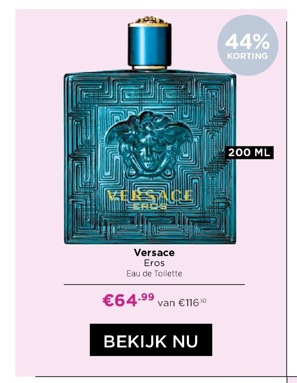 Versace Eros 200 ml aanbieding bij ICI Paris XL