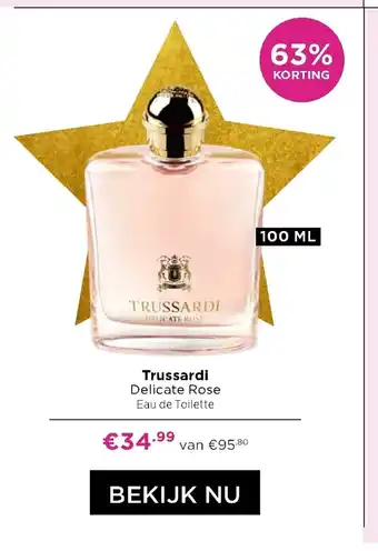 ICI Paris XL Trussardi Delicate Rose 100 ml aanbieding