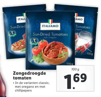 Lidl Italiamo Zongedroogde tomaten aanbieding