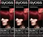 Bol.com Syoss Color Fashion 5-22 Red Passion 3 stuks voordeelverpakking aanbieding