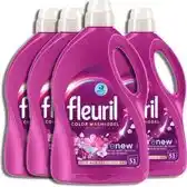 Bol.com 4x Fleuril Vloeibaar Wasmiddel Renew Bloesem 51 Wasbeurten 255 liter aanbieding