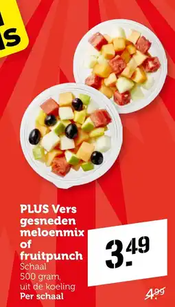 CoopCompact PLUS Vers gesneden meloenmix of aanbieding