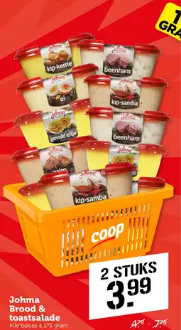 CoopCompact Johma Brood & toastsalade aanbieding