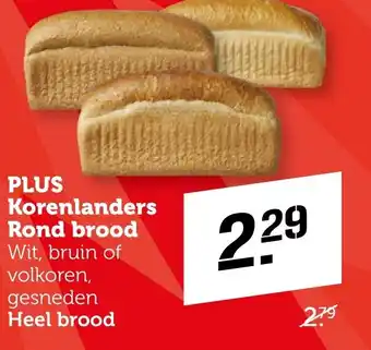 CoopCompact PLUS Korenlanders Rond brood aanbieding