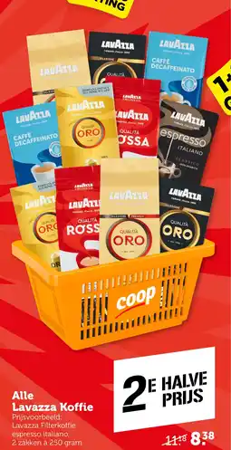 CoopCompact Alle Lavazza Koffie aanbieding