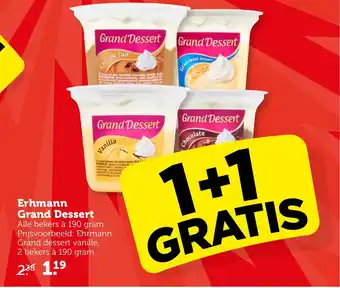 CoopCompact Erhmann Grand Dessert aanbieding