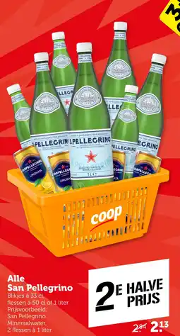 CoopCompact Alle San Pellegrino aanbieding