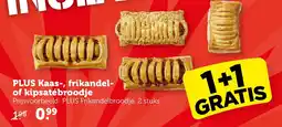 CoopCompact PLUS Kaas, frikandel of kipsatébroodje aanbieding